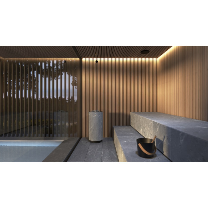 Stufa elettrica per sauna TULIKIVI KAARNA Classic M, con pannello di controllo WIFI