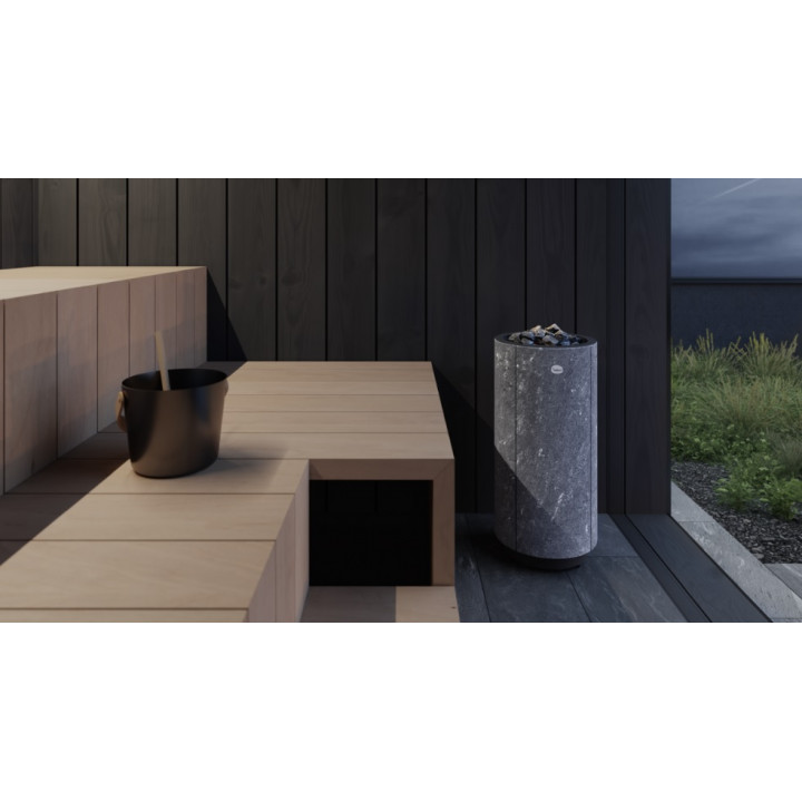 Stufa elettrica per sauna TULIKIVI KAARNA Classic M, con pannello di controllo WIFI