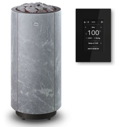 Stufa elettrica per sauna TULIKIVI KAARNA Classic, con pannello di controllo  Stufa elettrica per sauna TULIKIVI KAARNA Classic, con pannello di controllo