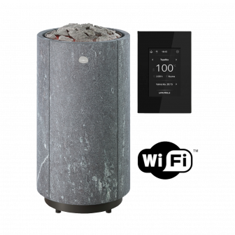 Riscaldatore elettrico per sauna TULIKIVI KAARNA Nobile L, con pannello di controllo Wi-Fi