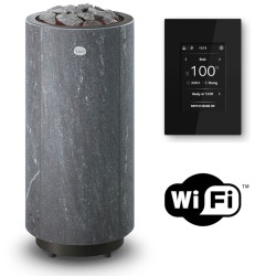 Stufa elettrica per sauna TULIKIVI KAARNA Nobile, con pannello di controllo WIFI  Stufa elettrica per sauna TULIKIVI KAARNA Nobile, con pannello di controllo WIFI