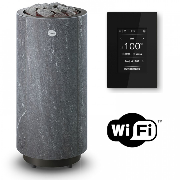 Riscaldatore elettrico per sauna TULIKIVI KAARNA Nobile M, con pannello di controllo WIFI