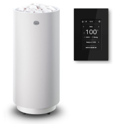 Stufa elettrica per sauna TULIKIVI Pyry, con pannello di controllo  Stufa elettrica per sauna TULIKIVI Pyry, con pannello di controllo