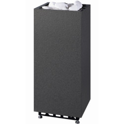 Stufa elettrica per sauna TULIKIVI RAE, nera, con pannello di controllo  Stufa elettrica per sauna TULIKIVI RAE, nera, con pannello di controllo