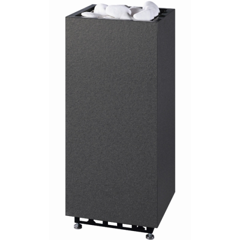 Stufa elettrica per sauna TULIKIVI RAE, nera, con pannello di controllo