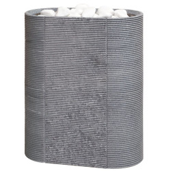 Stufa elettrica per sauna TULIKIVI ROUTA con pannello di controllo  Stufa elettrica per sauna TULIKIVI ROUTA con pannello di controllo