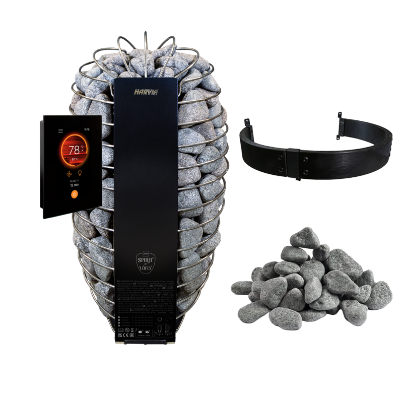 Riscaldatori elettrici per sauna - HARVIA Spirit SP90FC 9.0 kW Fenix WiFi set