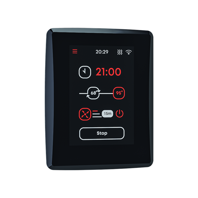Pannello di controllo per riscaldatore elettrico per sauna - SAUNUM Leil 2.0 Mobile