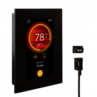 Kit di aggiornamento del pannello di controllo del riscaldatore elettrico per sauna - Harvia Fenix ​​​​FX002XW Wifi con touch screen e sensore porta