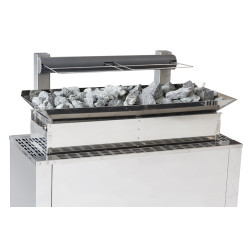 Telaio di montaggio per sistema di sicurezza EOS + vassoio in pietra per stufe EOS 34.G HD 24-36kW  Telaio di montaggio per sistema di sicurezza EOS + vassoio in pietra per stufe EOS 34.G HD 24-36kW