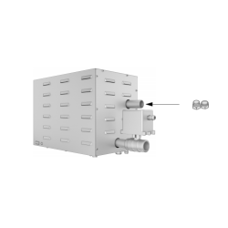 Raccordo in ottone per generatore di vapore Eos SteamAttrac  Raccordo in ottone per generatore di vapore Eos SteamAttrac