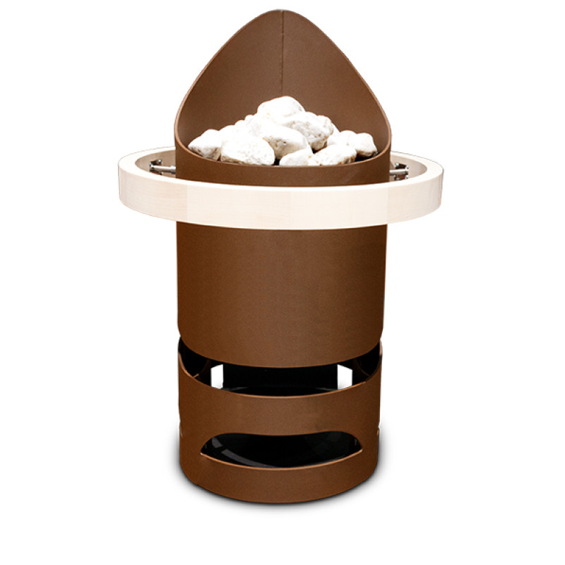 Stufa elettrica per sauna - EOS Zeus S, marrone