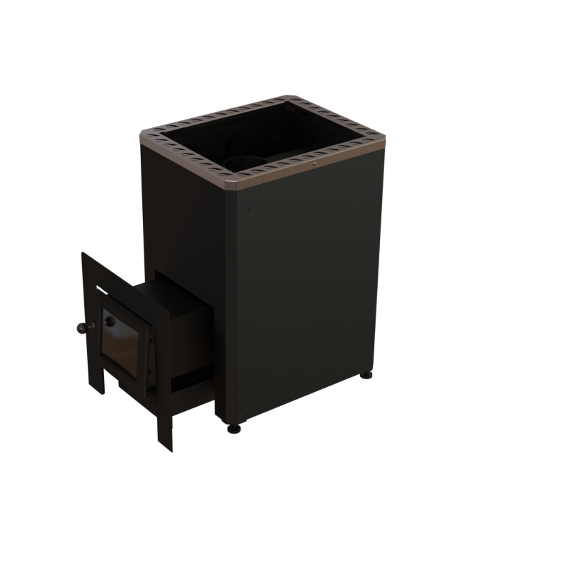 Stufa a legna per sauna - VILPRA ETNA-22-LV con focolare esterno