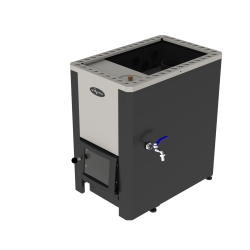 Stufa a legna per sauna - VILPRA ETNA-22-WT-V con serbatoio d'acqua 