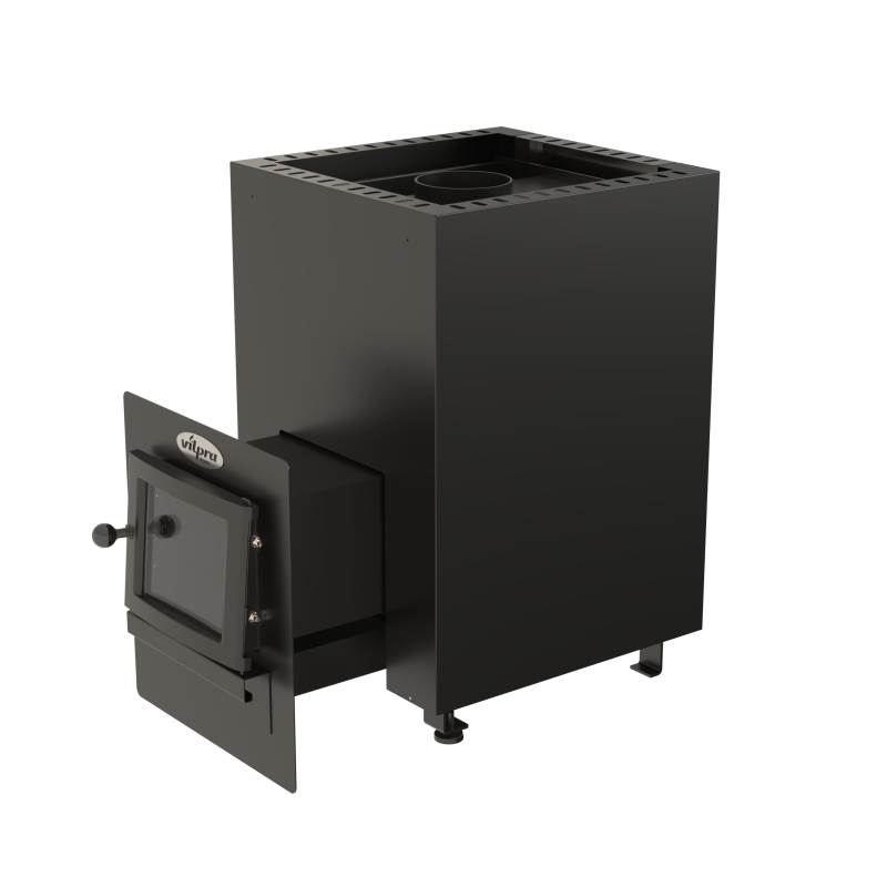 Stufa a legna per sauna - VILPRA FLAMO-14-LV con focolare esterno