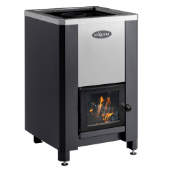 Stufa a legna per sauna - VILPRA FORNAX-14-V con focolare interno 