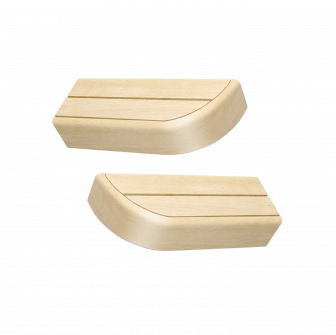 Elemento terminale per panche da sauna modulari, Aspen