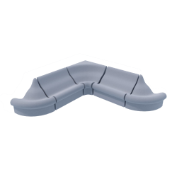 Sedile per sauna a vapore V-1 