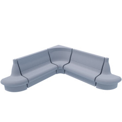 Sedile per sauna a vapore V-2 