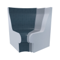 Sedile per sauna a vapore V-2 - 3