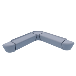 Sedile per sauna a vapore V-3 