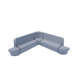 Sedile per sauna a vapore V-4 