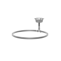 Anello di distribuzione del vapore per stufa per sauna