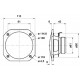 Altoparlante sauna FRS 10 WP