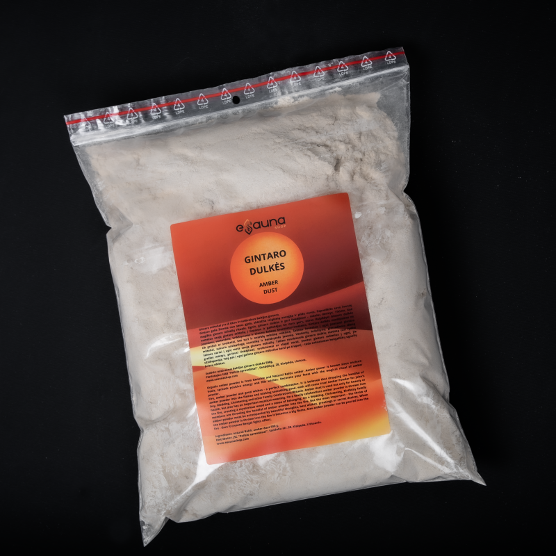 500 grammi di polvere di ambra baltica naturale per matrimoni o celebrazioni familiari