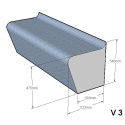 Sedile per sauna a vapore V-3  Sedile per sauna a vapore V-3