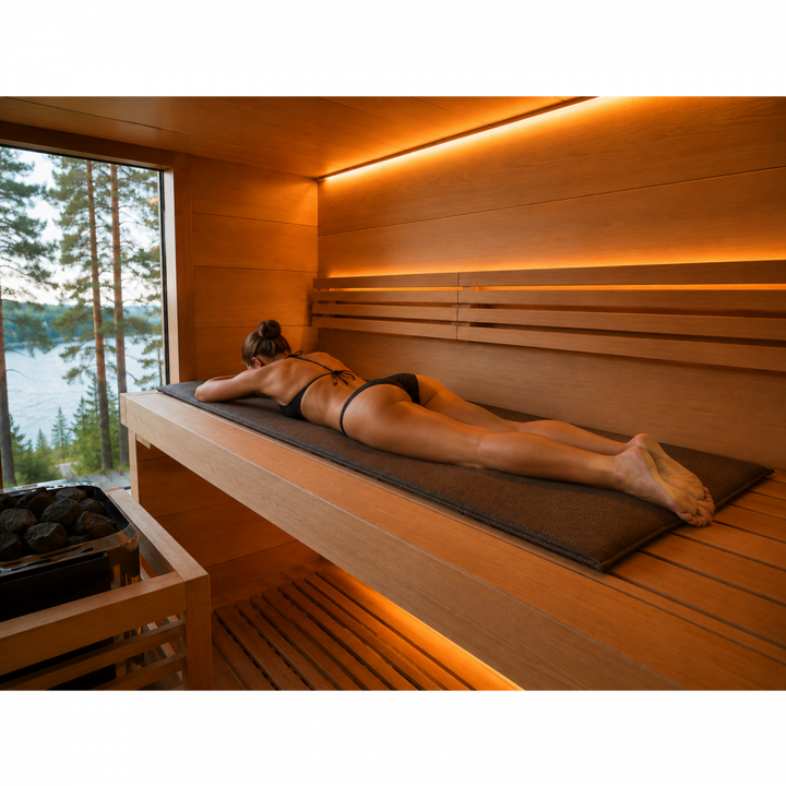 Materasso per sauna in pula di grano saraceno 1900 × 600 mm