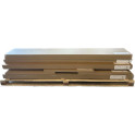 Complesso di panche per sauna standard, legno di tiglio, lunghezza 2328 mm - 4 Complesso di panche per sauna standard, legno di tiglio, lunghezza 2328 mm - 4