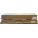Complesso di panche per sauna standard, legno di ontano nero, lunghezza 2910 mm