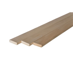 Panca in legno 27 x 94 mm, abachi