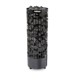 Stufa elettrica per sauna - HARVIA Cilindro Black Steel PC90E 9 kW
