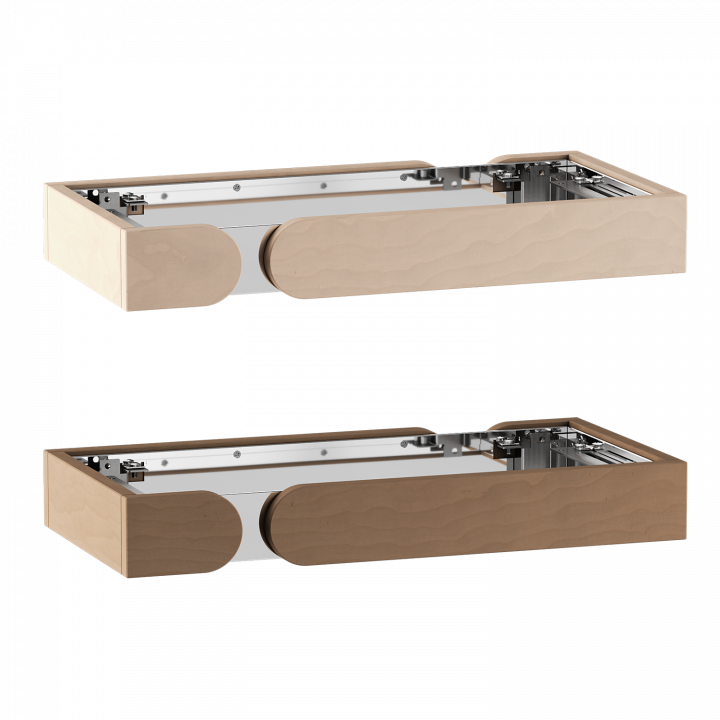 Componenti per ringhiera di sicurezza in legno Harvia Concept R Mini, tiglio