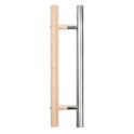 Maniglia per porta sauna Harvia, in legno e acciaio inox, 600 mm - 0