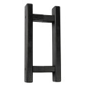 Maniglia per porta sauna in legno Harvia, nera, 300 mm - 0