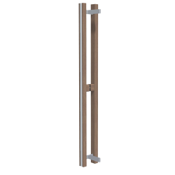 Maniglia per porta HARVIA, in legno di pioppo tremulo trattato termicamente. 