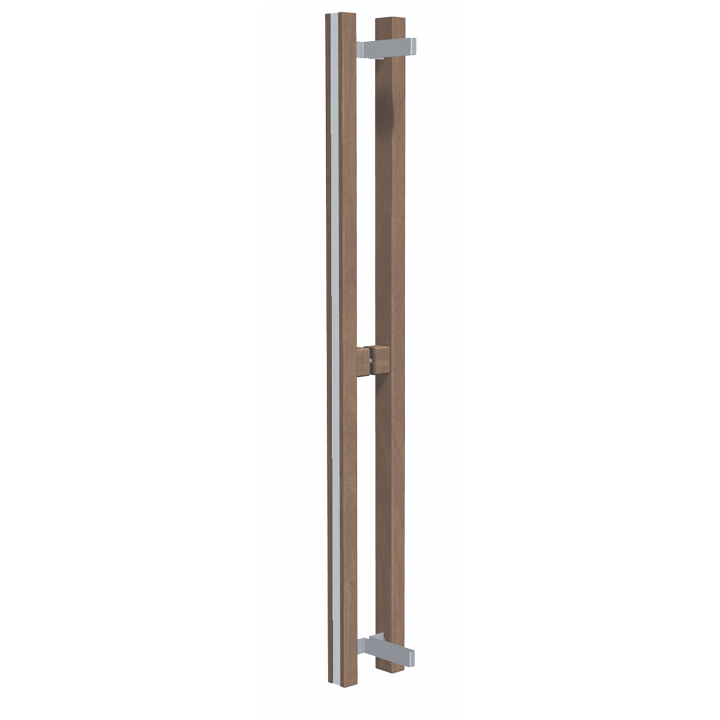 Maniglia per porta HARVIA, in legno di pioppo tremulo trattato termicamente.