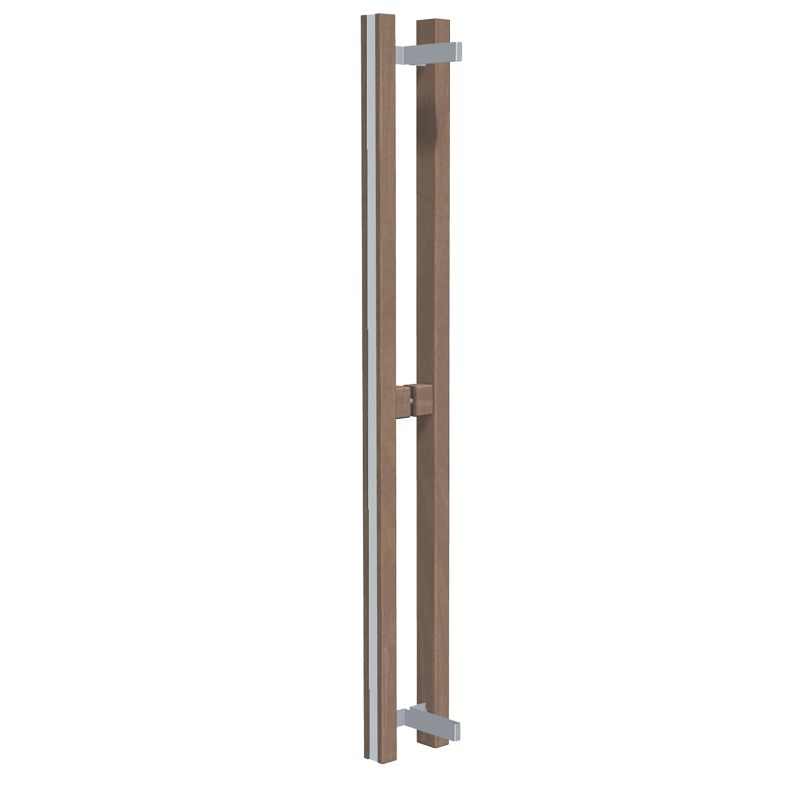 Maniglia per porta HARVIA, in legno di pioppo tremulo trattato termicamente.