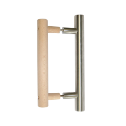 Maniglia per porta Harvia, legno/acciaio inossidabile 