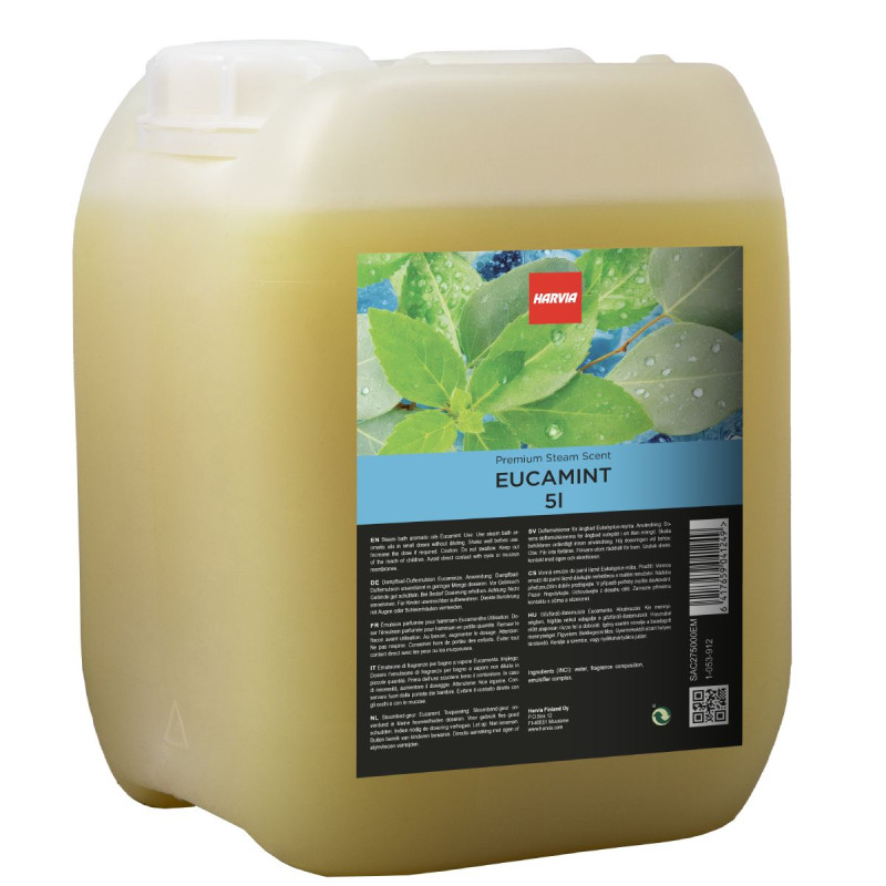 Oli aromatici per bagno turco HARVIA, eucalipto 5 l