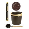 Set di accessori per sauna HARVIA Helmi, Chocolate Brown - 0