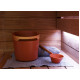 Set secchiello e mestolo per sauna HARVIA Helmi, Terracotta