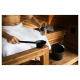 Set secchio e mestolo per sauna HARVIA Helmi, nero