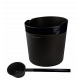 Set secchio e mestolo per sauna HARVIA Helmi, nero