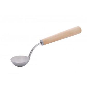 Mestolo da sauna Harvia con tazza in acciaio inox, 40 cm, 100 ml