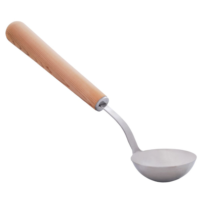 Mestolo da sauna Harvia con tazza in acciaio inox, 40 cm, 200 ml