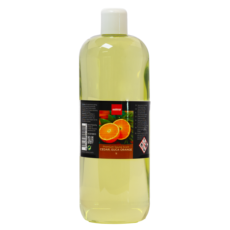 Concentrato di profumo per sauna HARVIA, cedro, eucalipto, arancia, 1 l